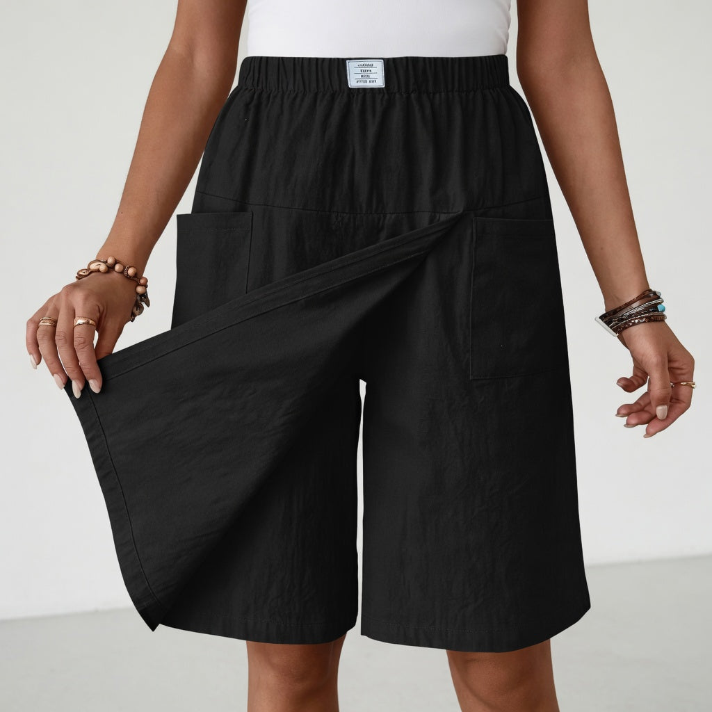 Libertine™ - Falda pantalón de cintura elástica con bolsillos, libertad activa