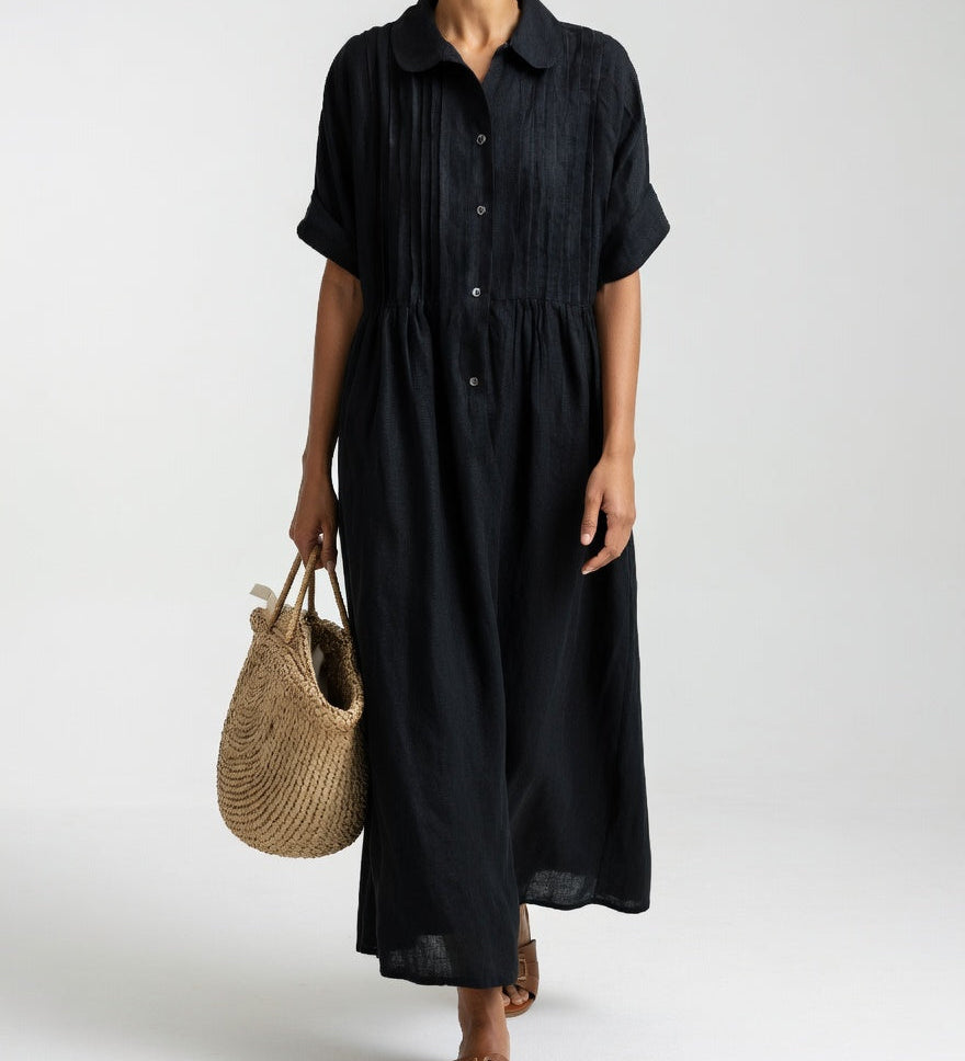 Lysandra™ - Vestido camisero fluido de verano