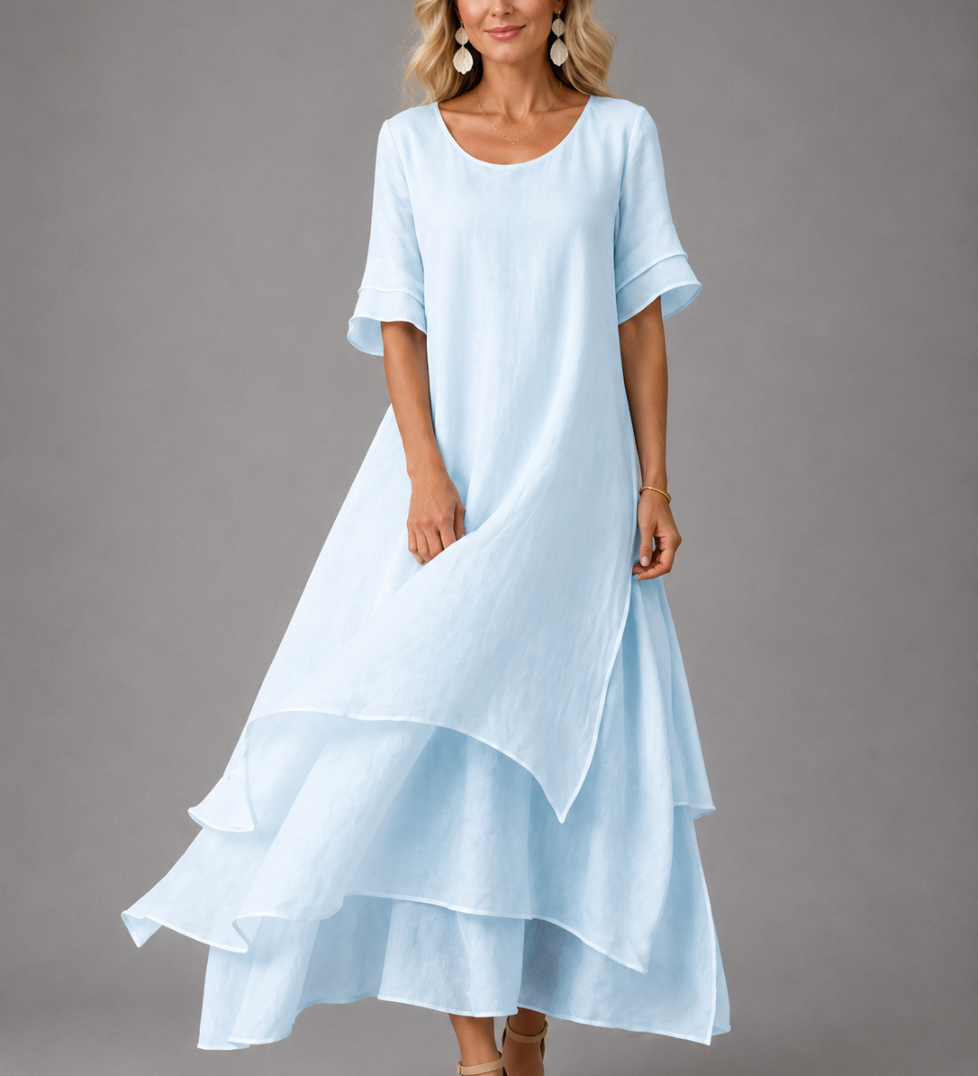 Liora™ | Vestido Maxi de Gracia Fluida