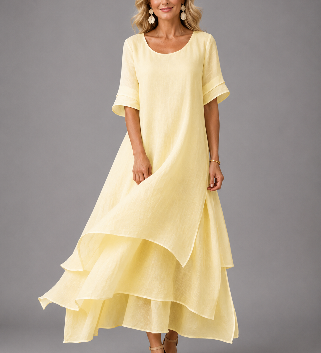 Liora™ | Vestido Maxi de Gracia Fluida