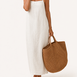 Livia | Vestido Maxi de Lino Fresco