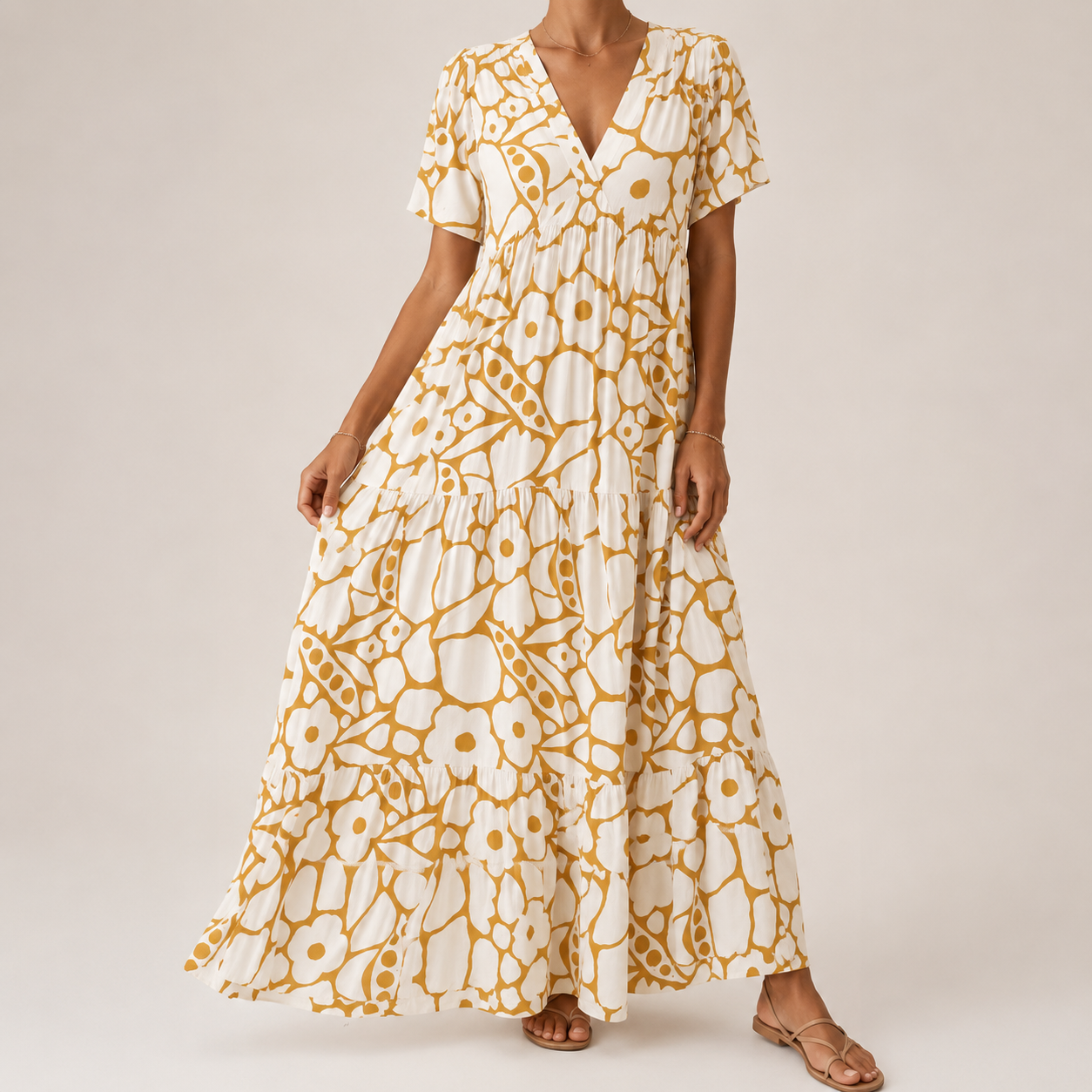 Olivia | Vestido Estampado Bohemio