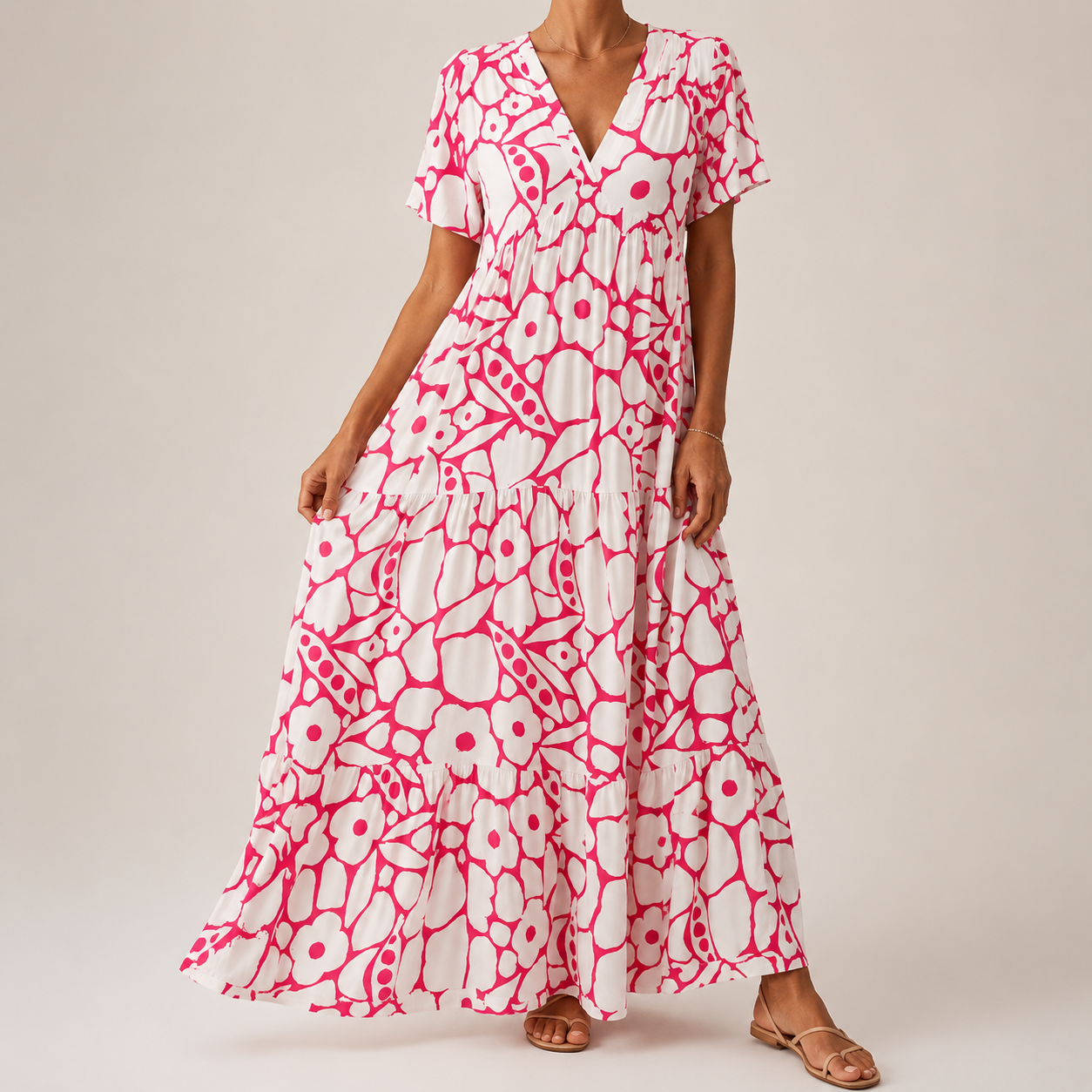 Olivia | Vestido Estampado Bohemio