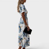 Camila | Vestido Midi Floral Moderno