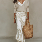 Anaís | Vestido Midi Satinado Elegante