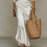 Anaís | Vestido Midi Satinado Elegante