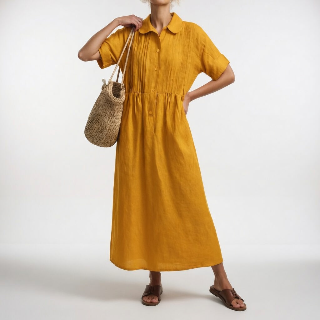 Lysandra™ | Vestido Camisero