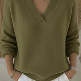 Violeta | Jersey Holgado con Cuello de Pico