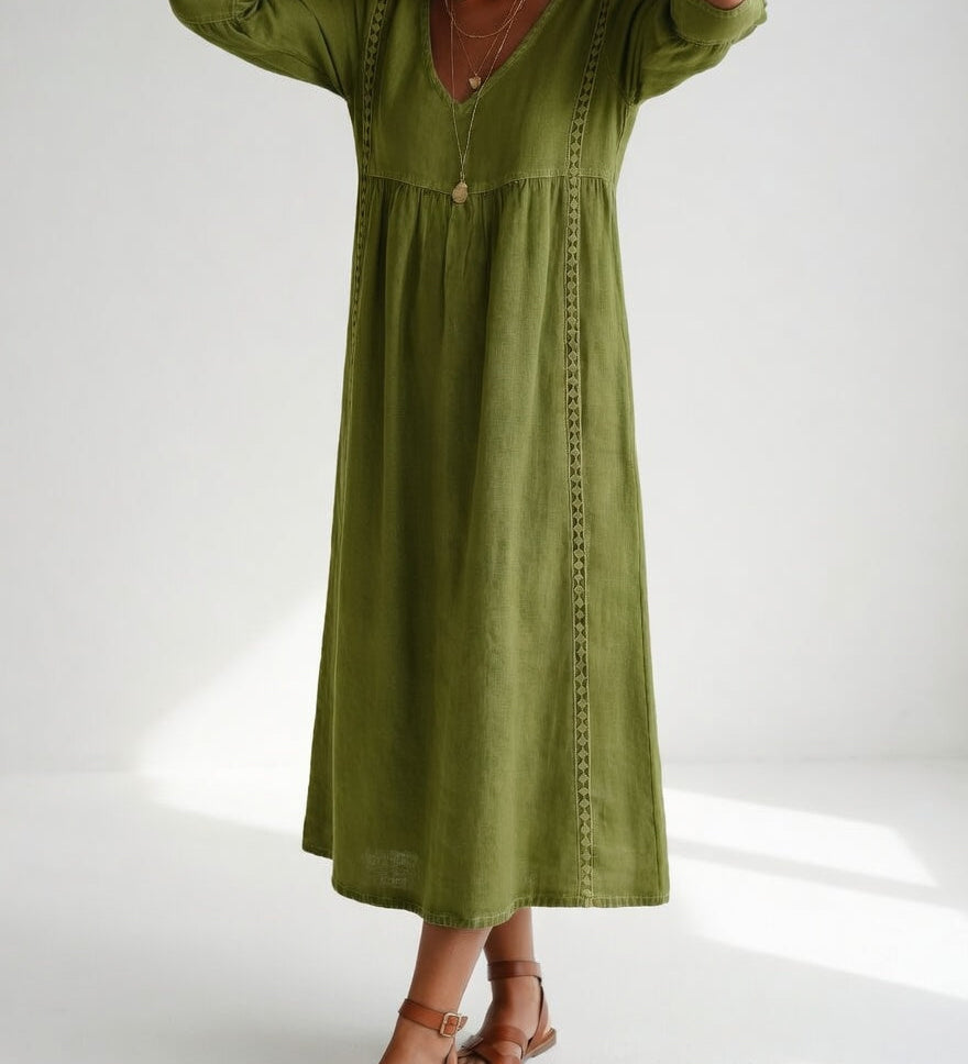 Lioréa™ — Vestido midi fluido, desenfadado y elegante