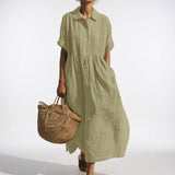 Lysandra™ | Vestido Camisero
