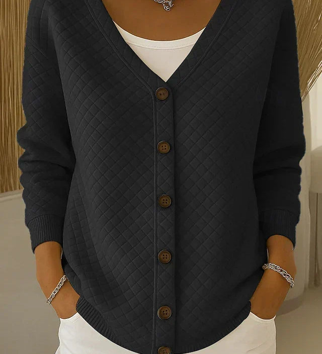 Leonor | Chaqueta de Punto Acolchada con Botones