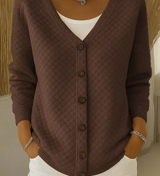 Leonor | Chaqueta de Punto Acolchada con Botones