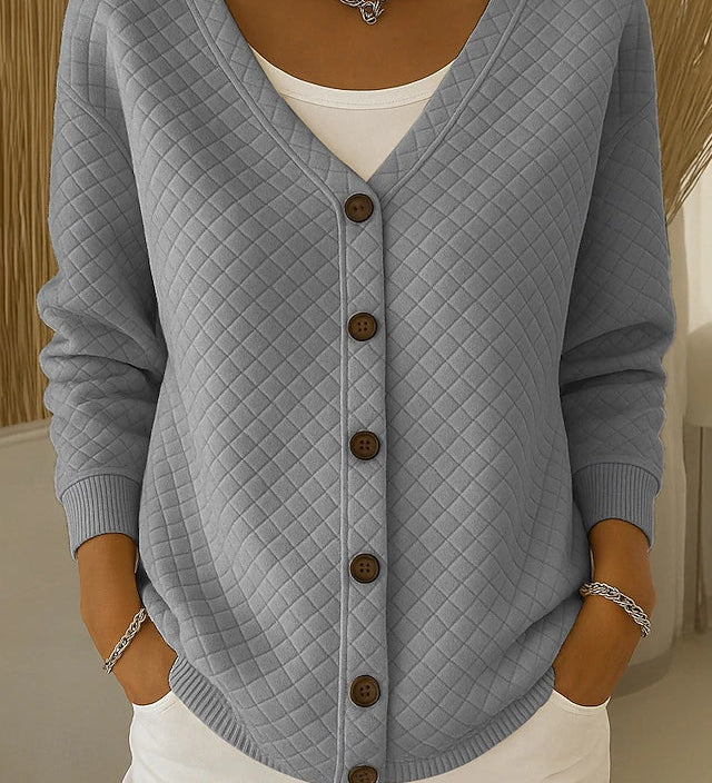 Leonor | Chaqueta de Punto Acolchada con Botones