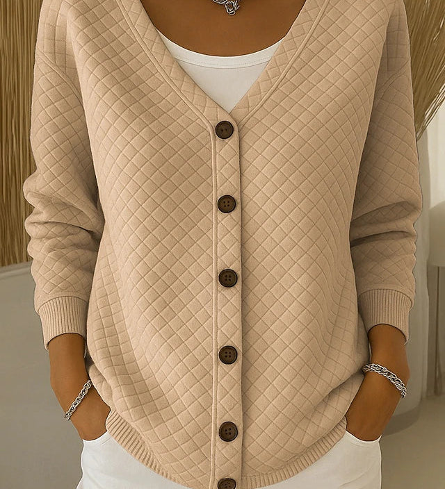 Leonor | Chaqueta de Punto Acolchada con Botones