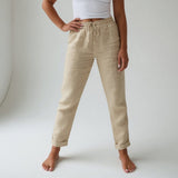 Albertine™ — Pantalón 100% algodón fluido, confort natural