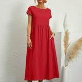 Gabrielle™ — Vestido midi fluido, elegancia atemporal
