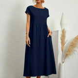 Gabrielle™ — Vestido midi fluido, elegancia atemporal