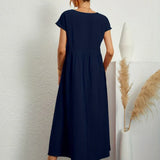 Gabrielle™ — Vestido midi fluido, elegancia atemporal
