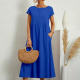 Gabrielle™ — Vestido midi fluido, elegancia atemporal