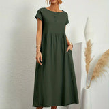 Gabrielle™ — Vestido midi fluido, elegancia atemporal