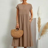 Gabrielle™ — Vestido midi fluido, elegancia atemporal