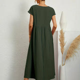 Gabrielle™ — Vestido midi fluido, elegancia atemporal