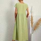 Gabrielle™ — Vestido midi fluido, elegancia atemporal
