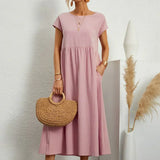 Gabrielle™ — Vestido midi fluido, elegancia atemporal