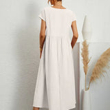 Gabrielle™ — Vestido midi fluido, elegancia atemporal