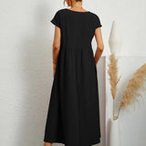 Gabrielle™ — Vestido midi fluido, elegancia atemporal