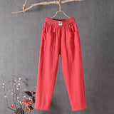 Alyra - Pantalones Relax con Bolsillos