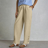 Shania - Pantalones Relaxed con Botones