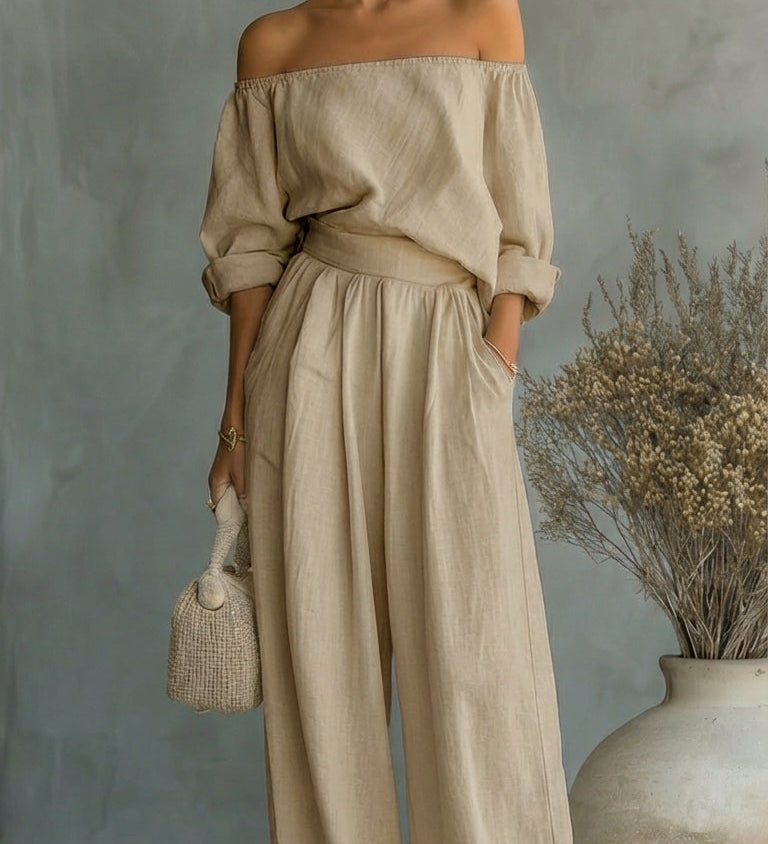Arabella | Conjunto Exclusivo Efecto Lino para un Verano con Estilo