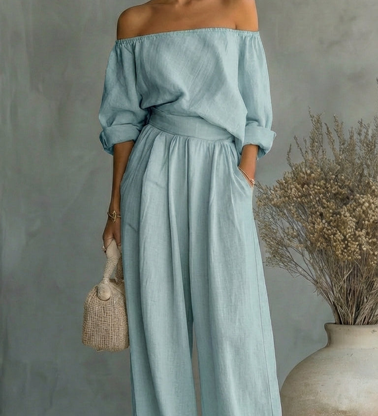 Arabella | Conjunto Exclusivo Efecto Lino para un Verano con Estilo