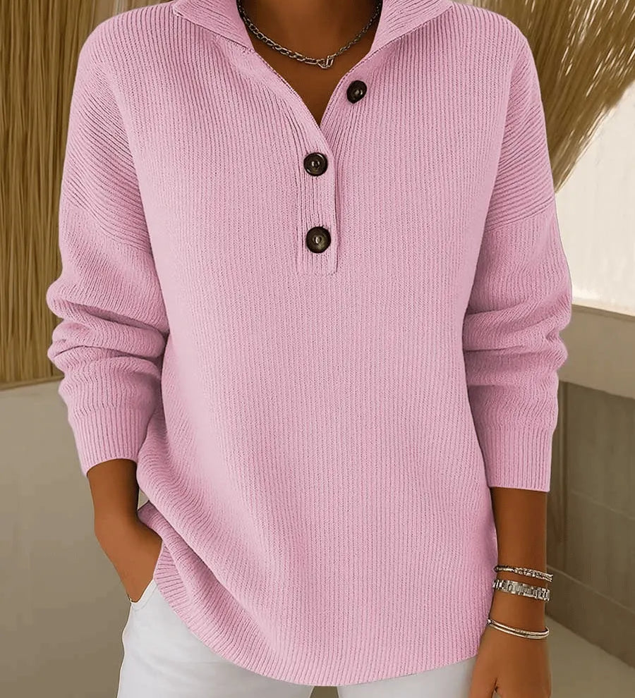 Amparo | Jersey Polo con Cuello de Pico