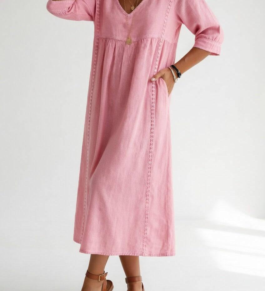 Lioréa™ — Vestido midi fluido, desenfadado y elegante