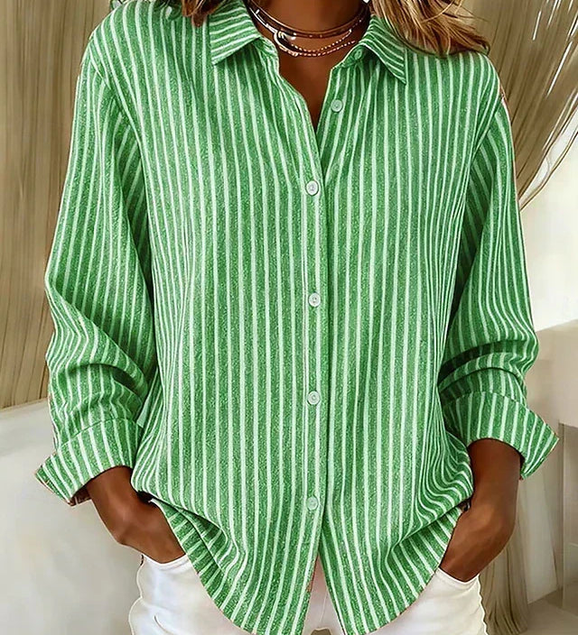 Jimena | Camisa de Rayas con Botones