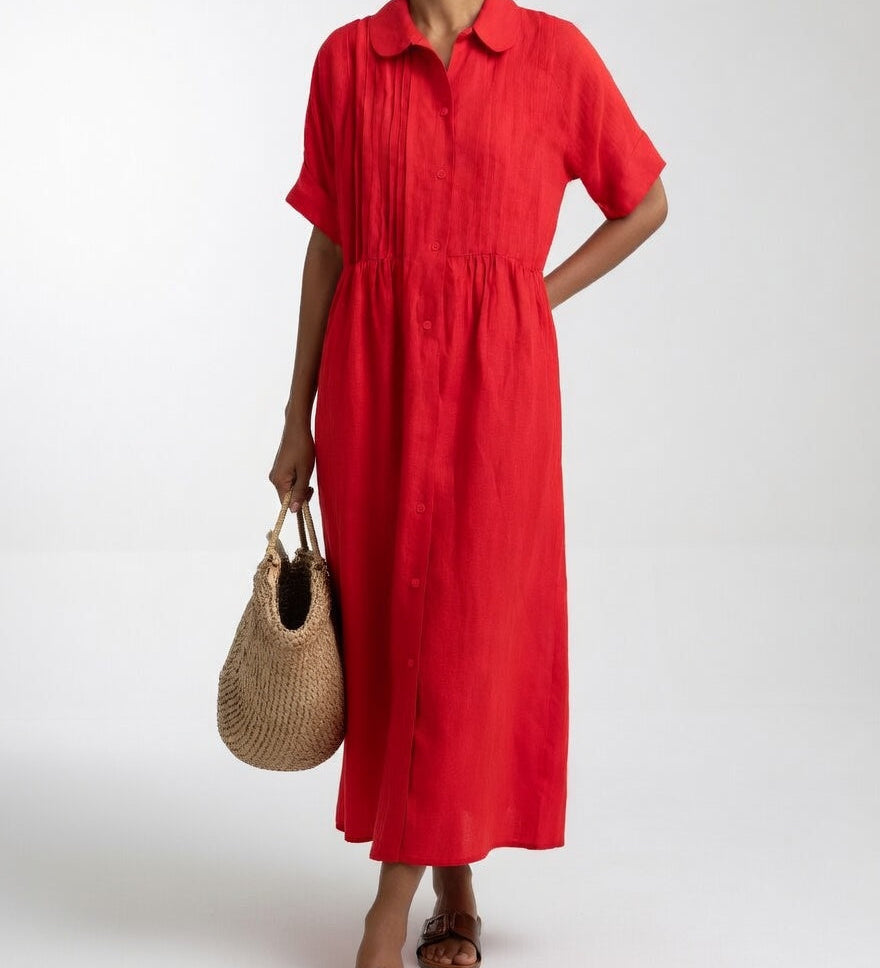 Lysandra™ | Vestido Camisero