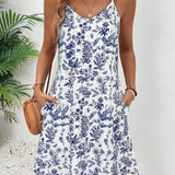 Colette | Vestido Mini Floral de Tirantes Finos