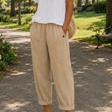 Maja Pantalón de Lino Fresco