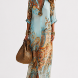 Lorna | Vestido Camisero Mediterráneo