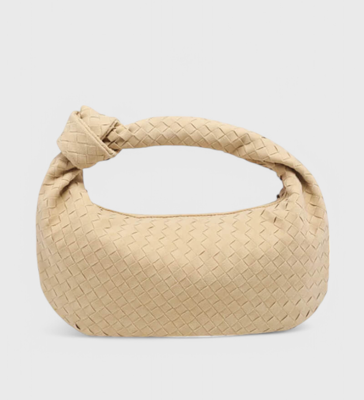 Lila | Bolso Mediano Woven con Detalle de Nudo