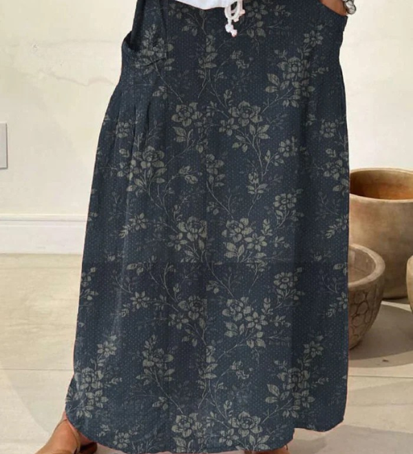 Falda Granada - Estampada Ligera
