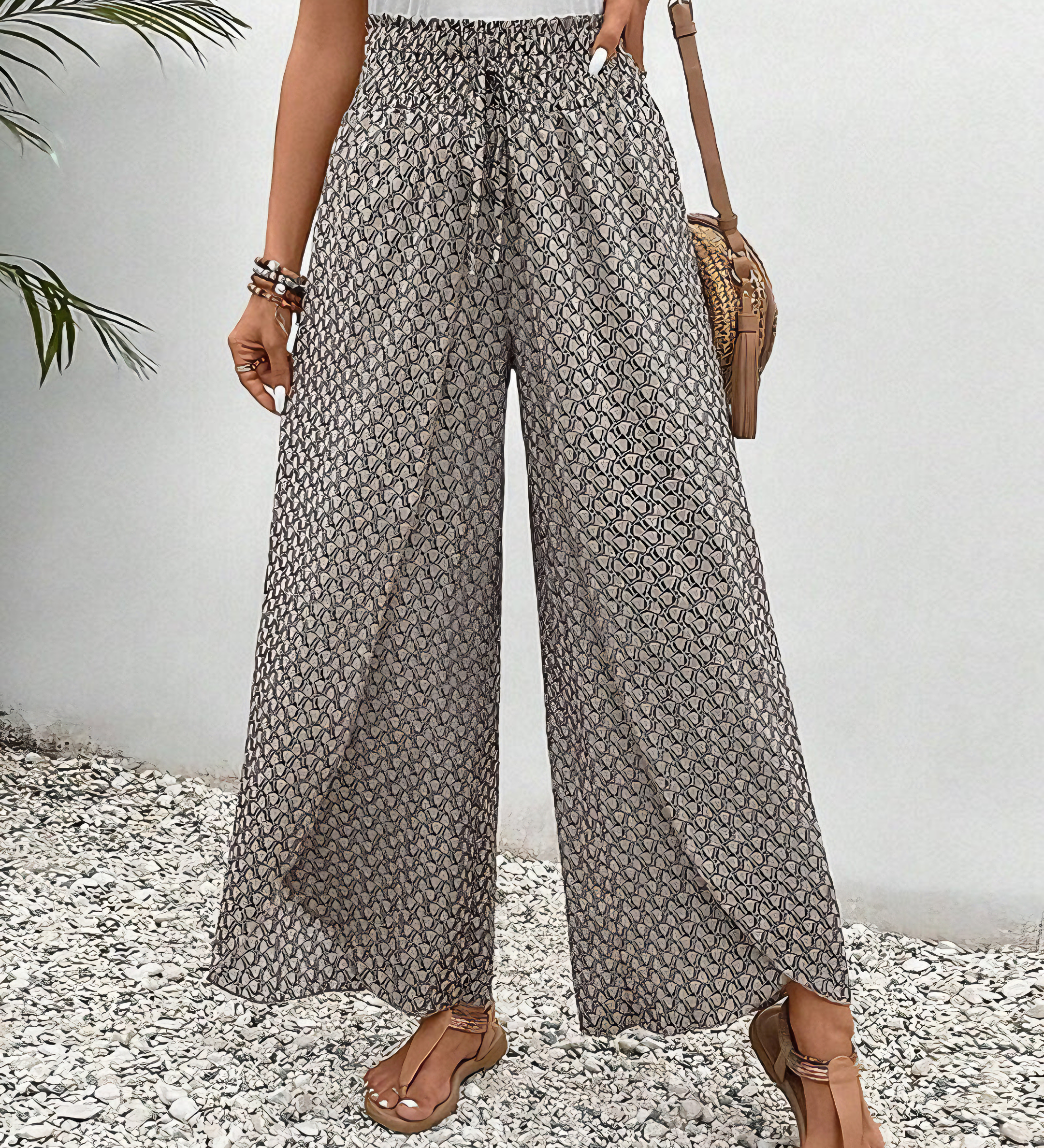Sahara - Pantalones Anchos Relajados