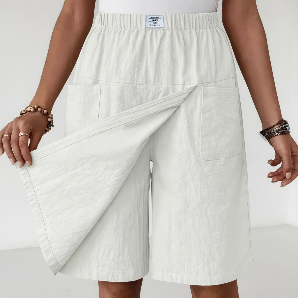 Libertine™ - Falda pantalón de cintura elástica con bolsillos, libertad activa