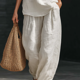 Zoe™ | Conjunto Sin Mangas con Pantalón Ancho