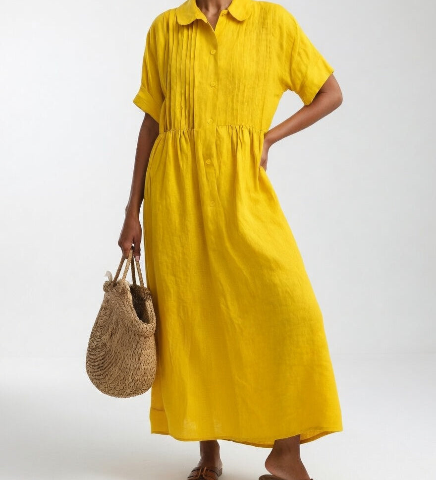 Lysandra™ - Vestido camisero fluido de verano