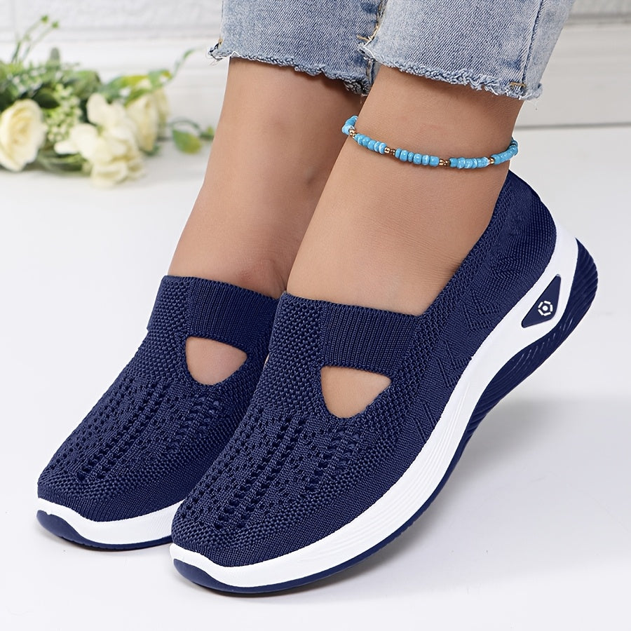 Zapatillas deportivas fáciles de poner, comodidad estable