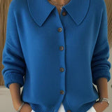 Vega | Chaqueta de Punto con Cuello Camisero