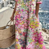 ELENA™ - VESTIDO MIDI FLORAL ELEGANTE DE VERANO